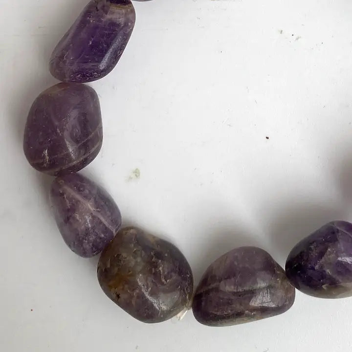Amethyst Tumblestone Bracelet