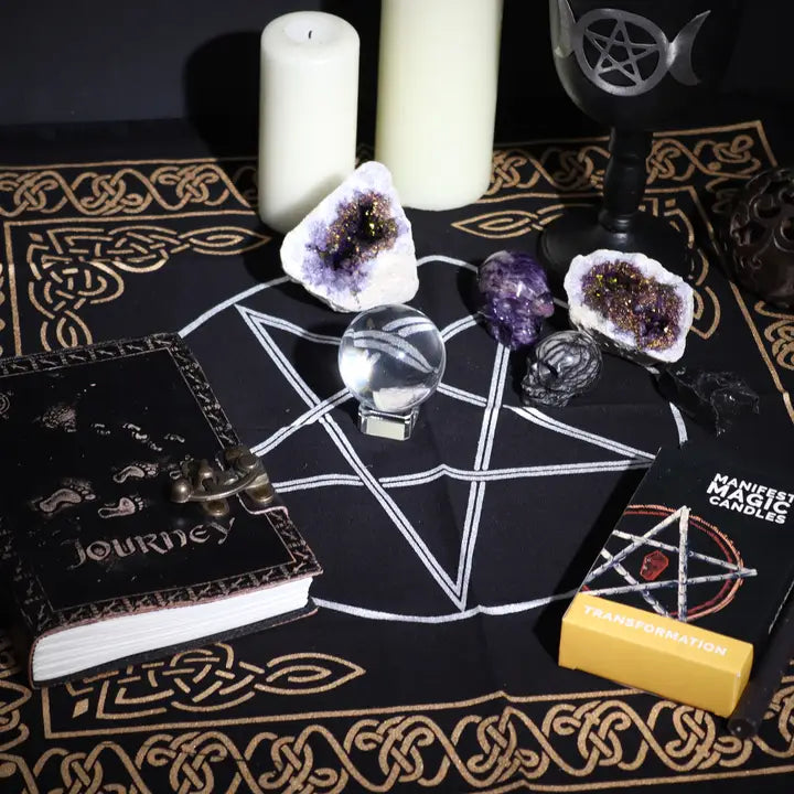 Pentagram 50cm Altar Cloth