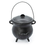 Cast Iron Cauldron with Triple Moon 23x18cm