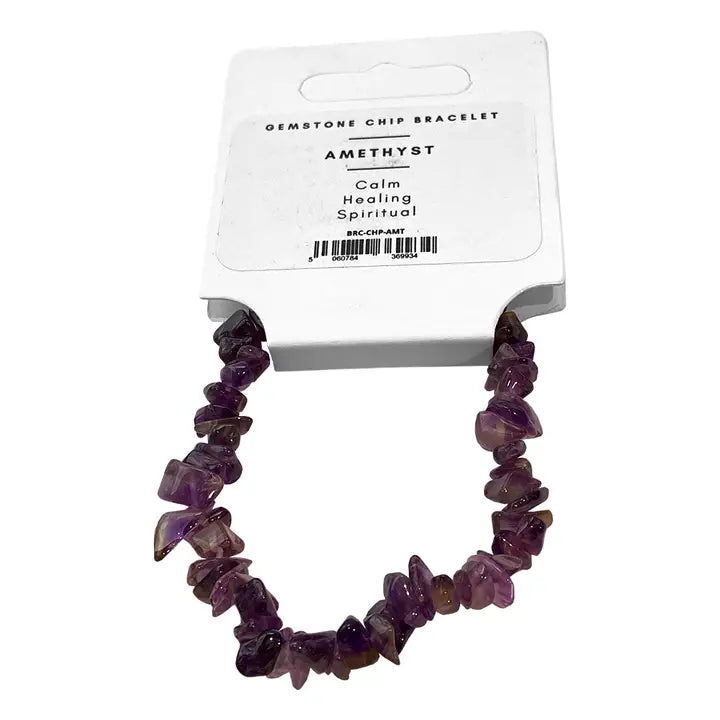 Amethyst Chip Bracelet