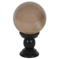 Large Grey Crystal Ball on Stand