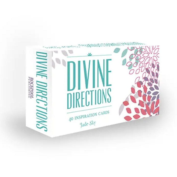 Divine Directions oracle cards with packaging on a white background