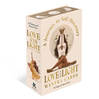 Box of Love and Light Mantra Cards with artistic design on a white background