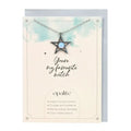 You´re My Favourite Opalite Star Necklace & Card
