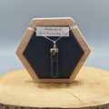 Moldavite with Tourmaline Pendant