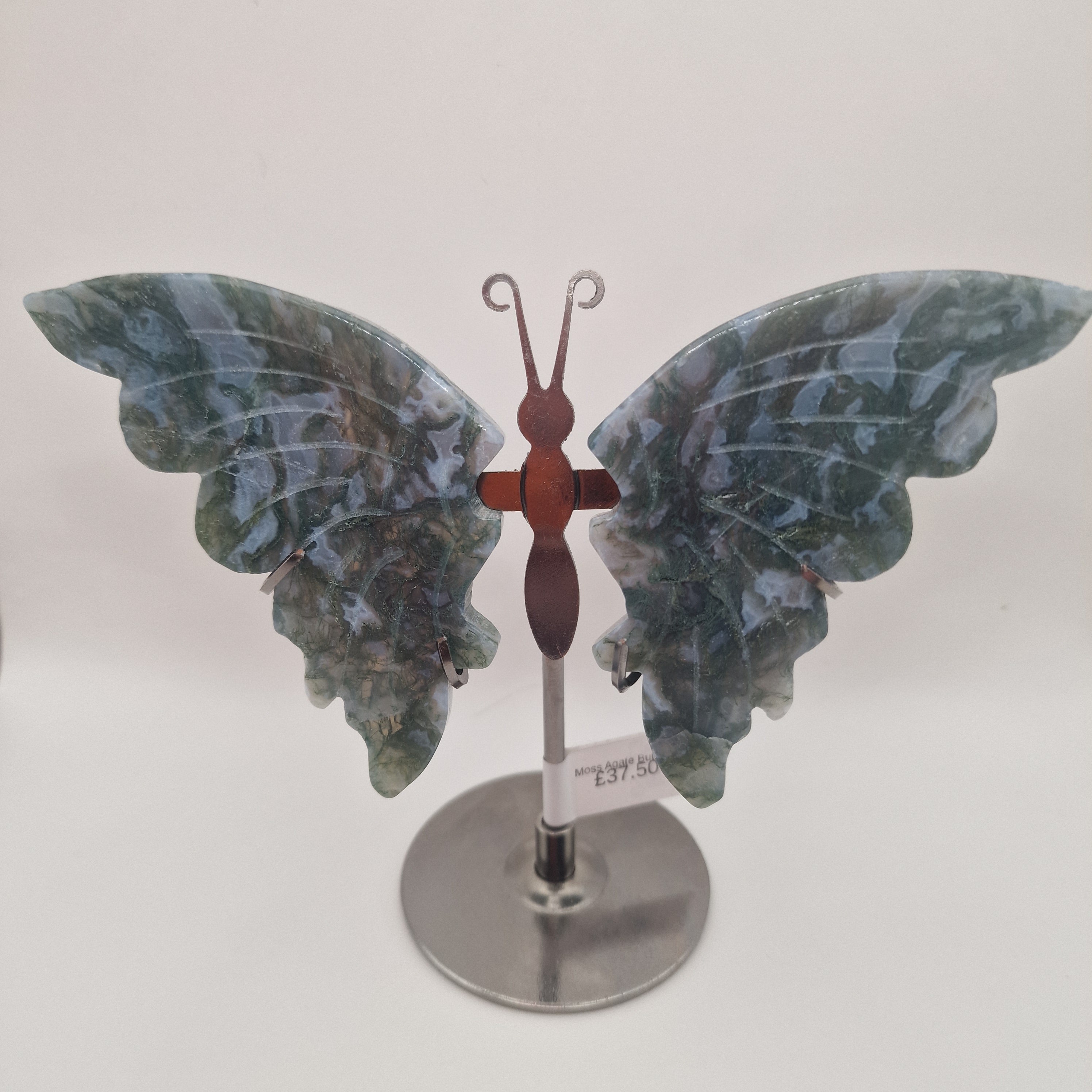 Moss Agate Butterfly