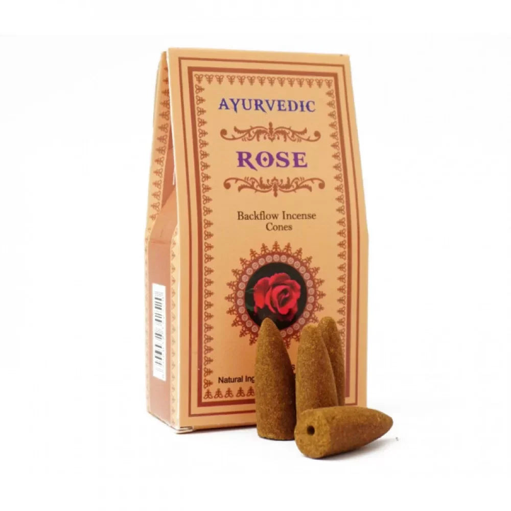 Ayurvedic Rose Backflow Cones